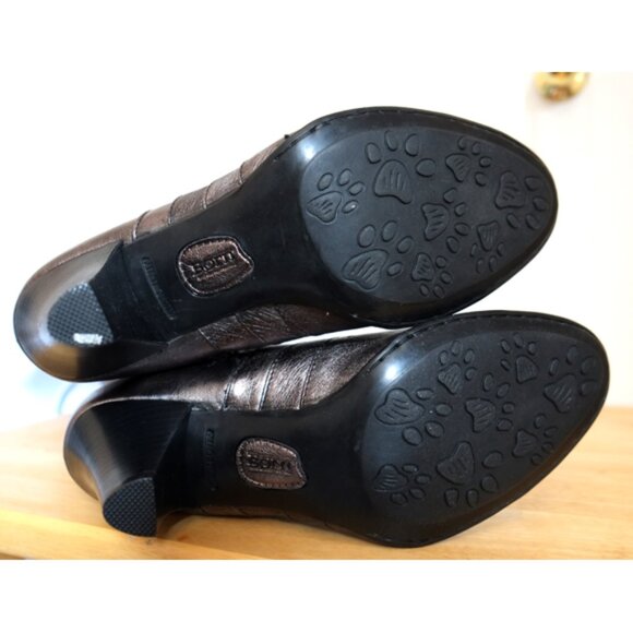 NWOB Børn tall metallic silver pewter fall boots - Picture 6 of 9